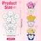 Mother’s Day Card Making Kit – 24 DIY Color Your Own Flower Pot Cards, Religious & Holiday Crafts for Kids, Sunday School, Home, and Family Activities